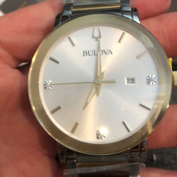 BULOVA Stainless Watch. Time&Date , Crystal face - Picture 6 of 14